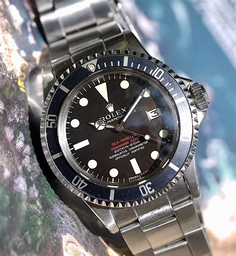 rolex seadweller red|Rolex Sea-Dweller 16600 price.